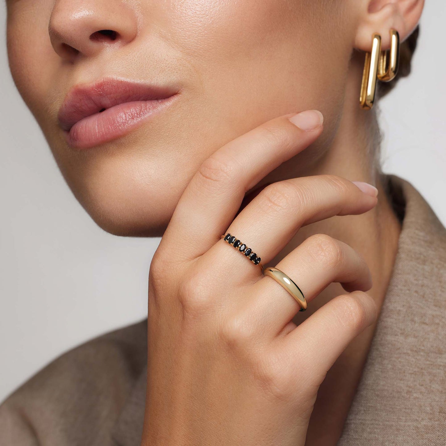 Rock Solid Ring | Gold